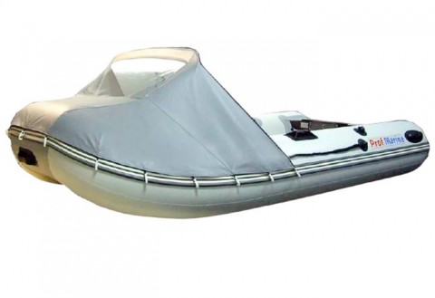 Тент носовой со стеклом для лодок ProfMarine PM 340-360 CL